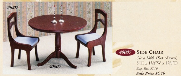 Catalog image of Hepplewhite Side Chair (2)