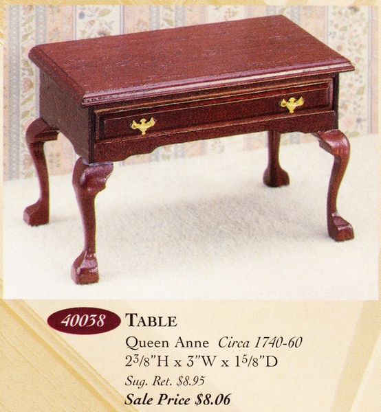 Catalog image of Queen Anne Table
