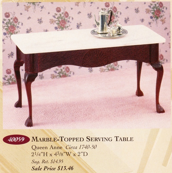 Catalog image of Queen Anne Serving Table
