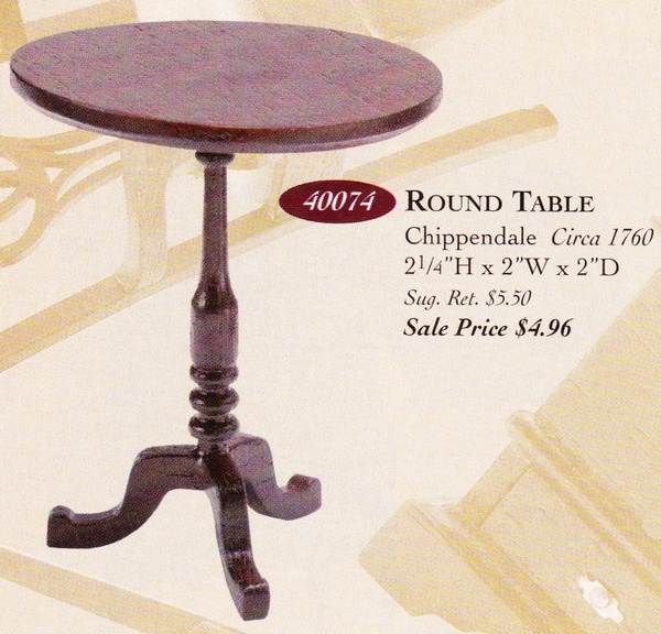 Catalog image of Chippendale Round Table