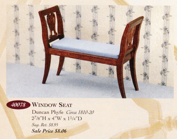 Catalog image of Duncan Phyfe Window Seat