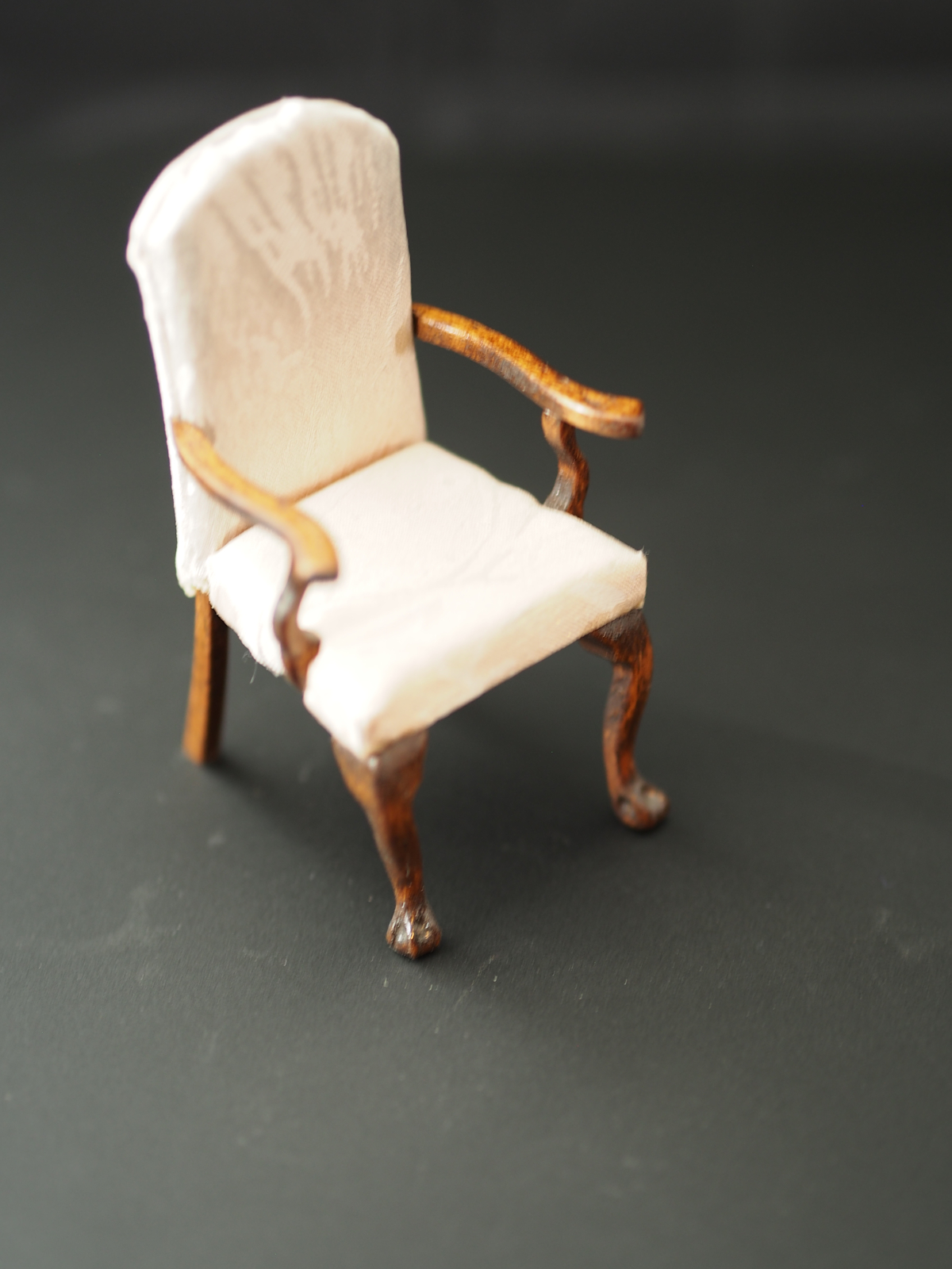Finished kit of Chippendale Open Arm Chair (2)